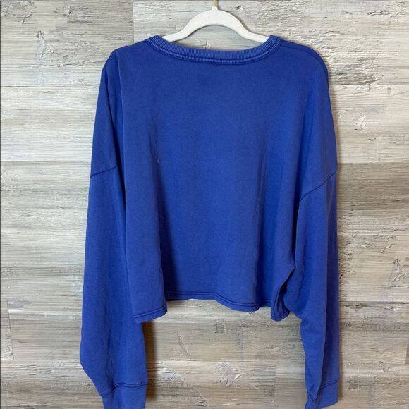NWOT OFFLINE by Aerie Beach Dreamin' Royal Blue Sweatshirt - Picture 3 of 3